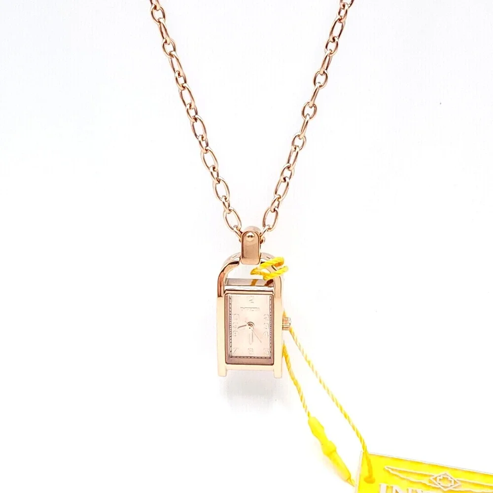 Invicta Mini Angel 49936‎ Pendant Watch Necklace Rose Gold Women's New